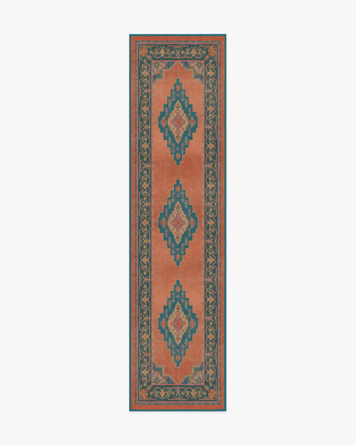Sunset Bazaar Tropic Coral Rug by Matthew Williamson