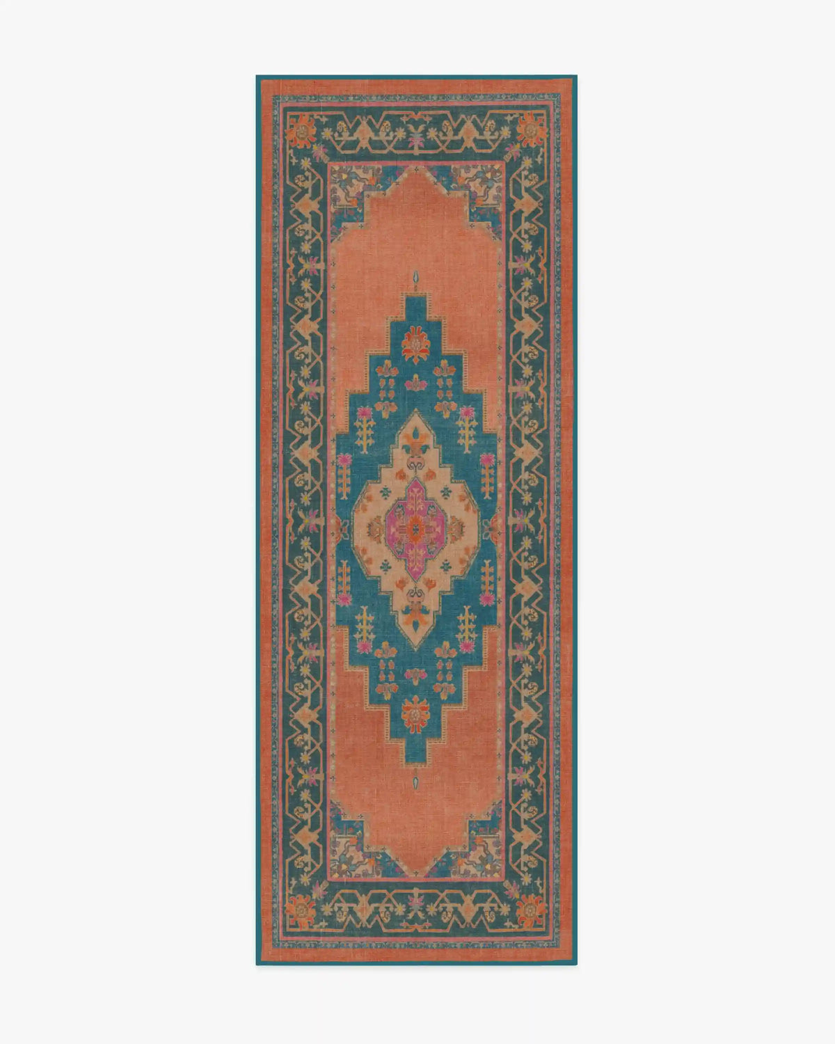 Sunset Bazaar Tropic Coral Rug by Matthew Williamson