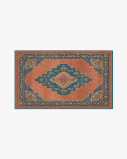 Sunset Bazaar Tropic Coral Rug by Matthew Williamson