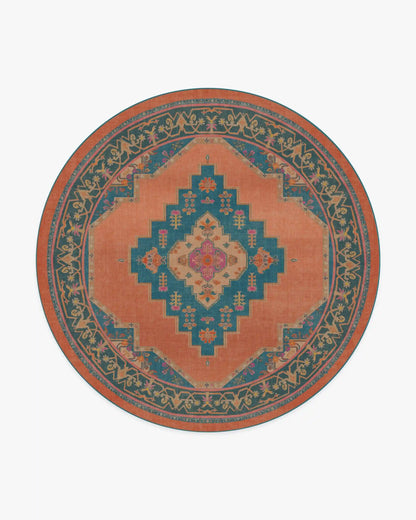 Sunset Bazaar Tropic Coral Rug by Matthew Williamson