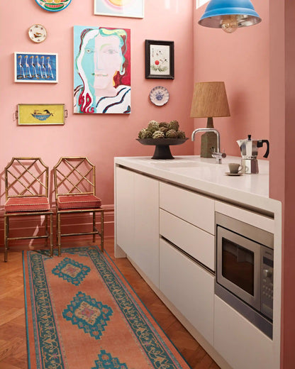 Sunset Bazaar Tropic Coral Rug by Matthew Williamson