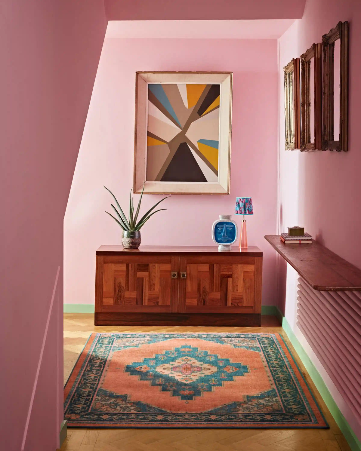 Sunset Bazaar Tropic Coral Rug by Matthew Williamson
