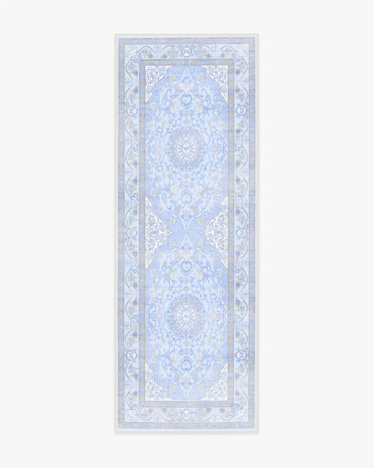 Mazzy Ornamental Blue Rug by Humberto Leon