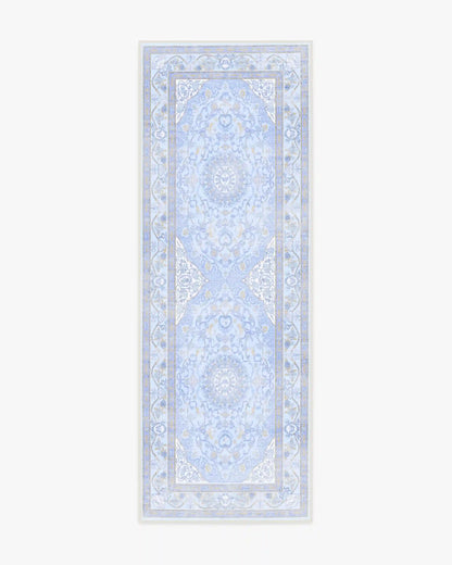 Mazzy Ornamental Blue Rug by Humberto Leon