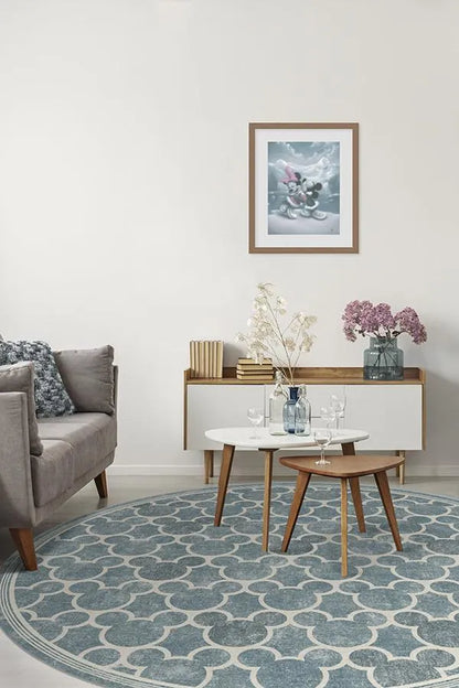 Mickey Trellis Slate Rug