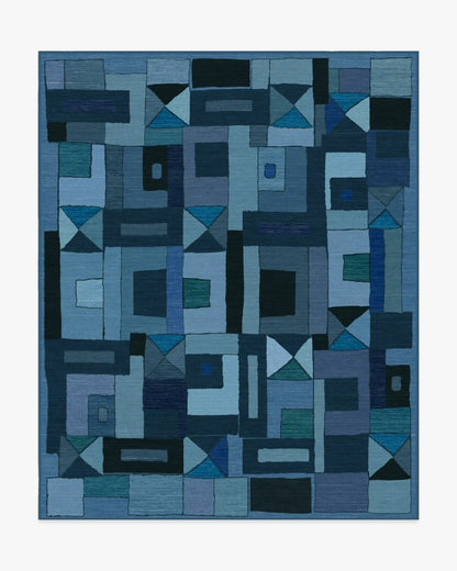 Modra Indigo Rug by Jungalow