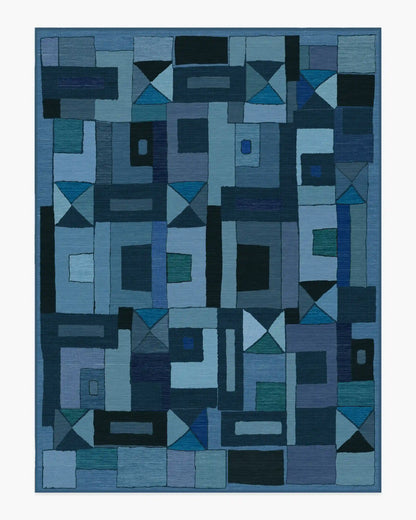 Modra Indigo Rug by Jungalow
