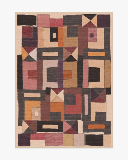 Modra Warm Brown Rug by Jungalow