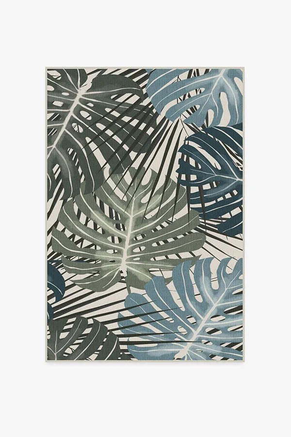 Monstera Jade Rug