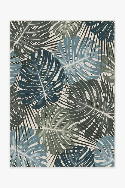 Monstera Jade Rug
