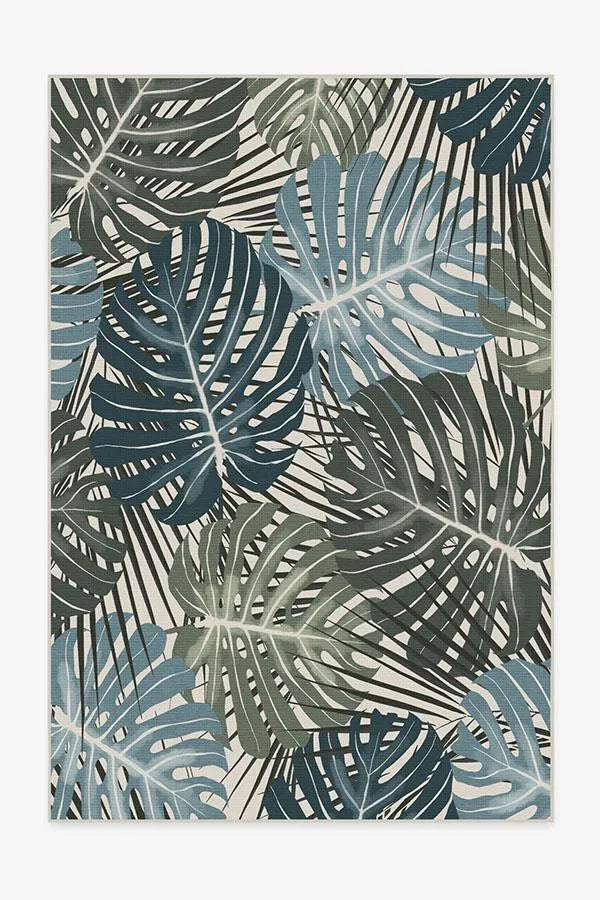 Monstera Jade Rug