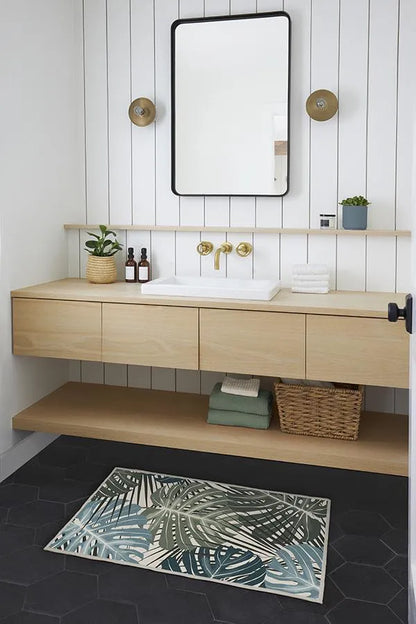 Monstera Jade Rug