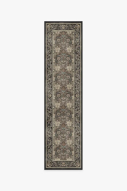 Honeysuckle & Tulip Dark Wood Rug by Morris & Co.