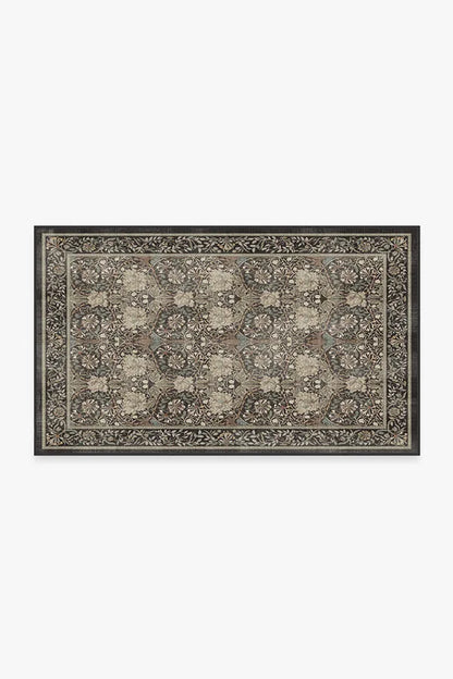 Honeysuckle & Tulip Dark Wood Rug by Morris & Co.