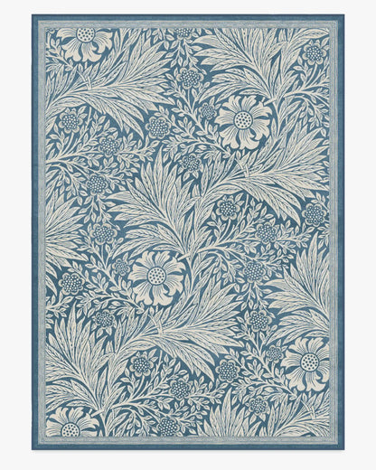 Marigold Blue Rug by Morris & Co.