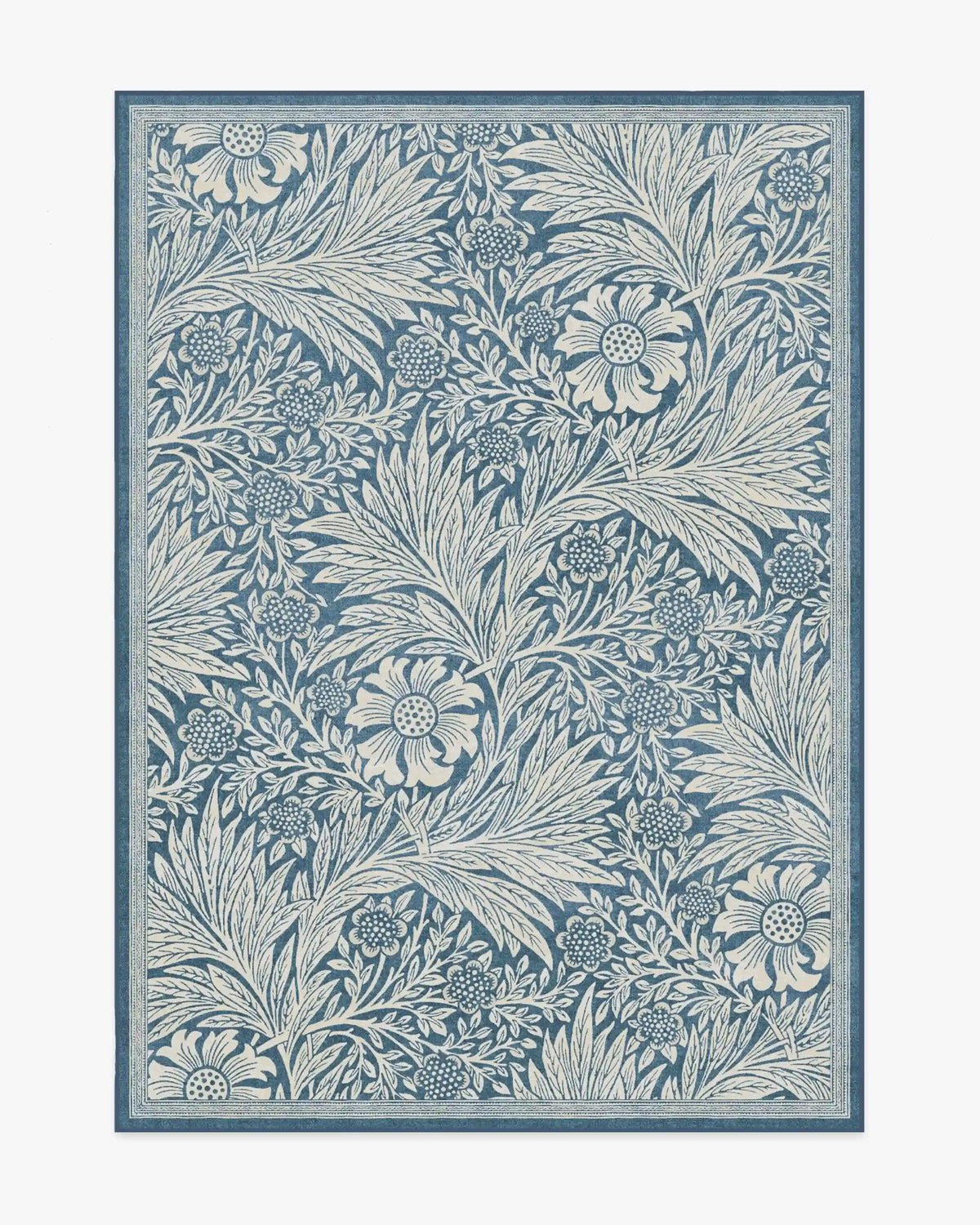 Marigold Blue Rug by Morris & Co.