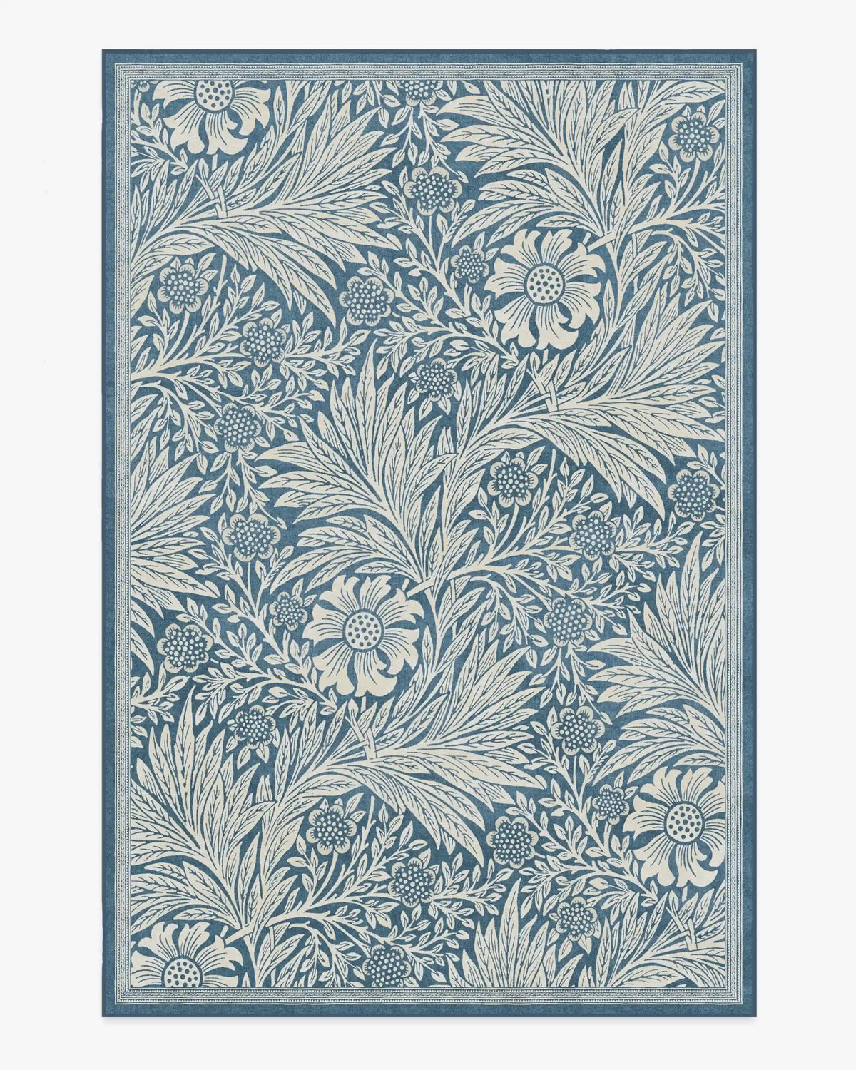Marigold Blue Rug by Morris & Co.