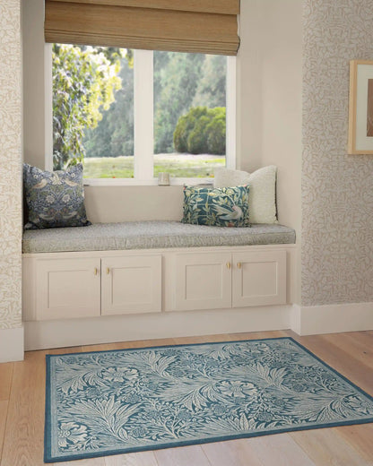 Marigold Blue Rug by Morris & Co.