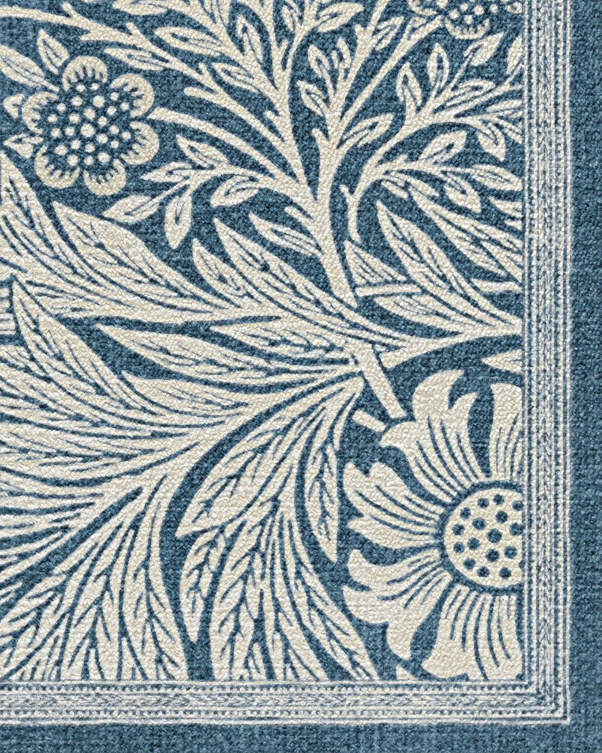 Marigold Blue Rug by Morris & Co.