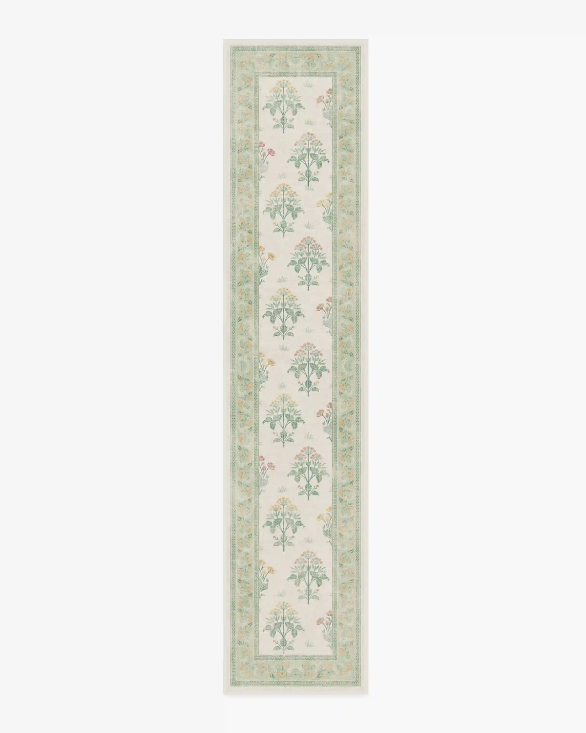 Meadow Sweet Ivory & Green Rug by Morris & Co.