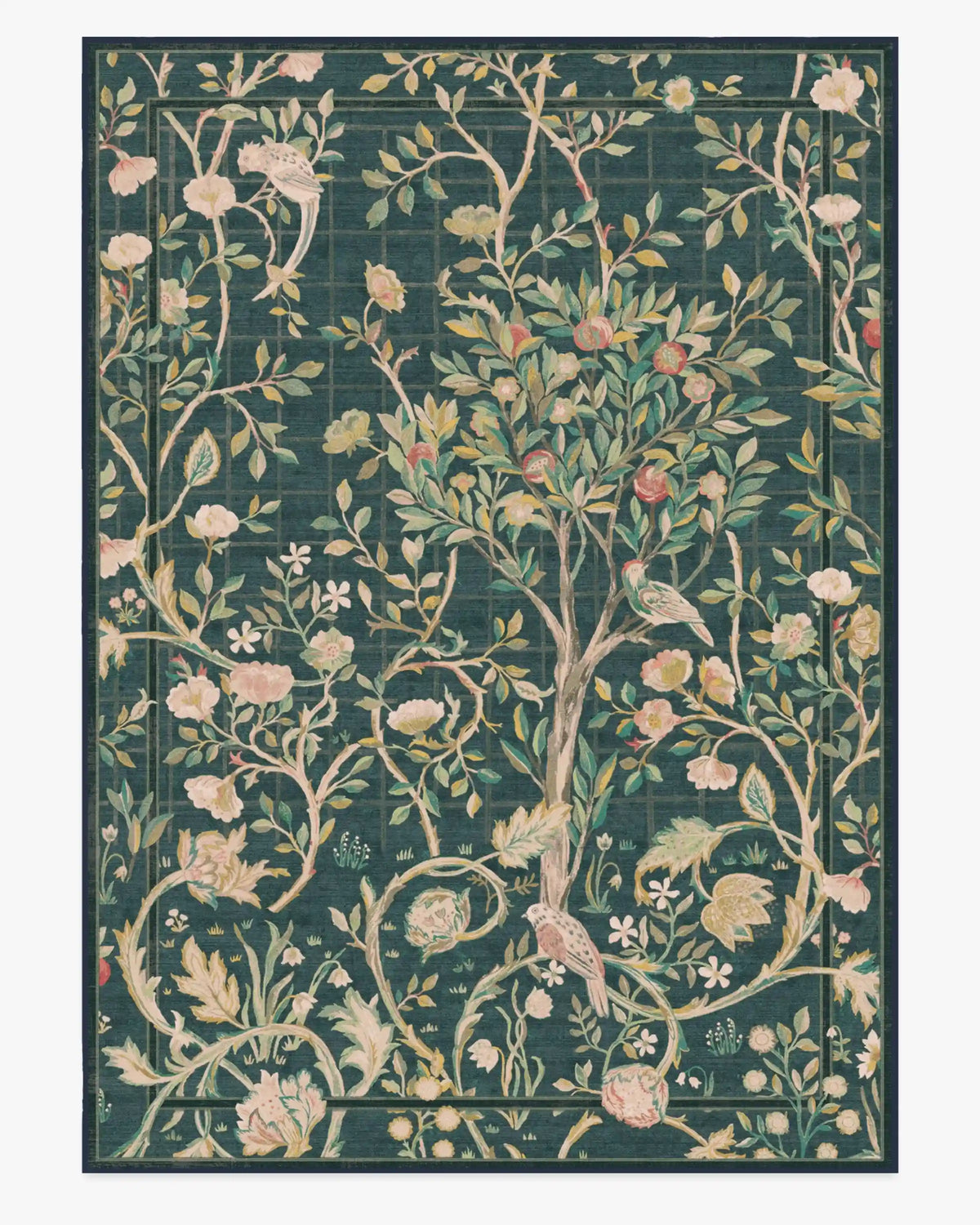 Melsetter Teal Green Rug by Morris & Co.