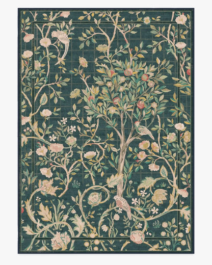 Melsetter Teal Green Rug by Morris & Co.