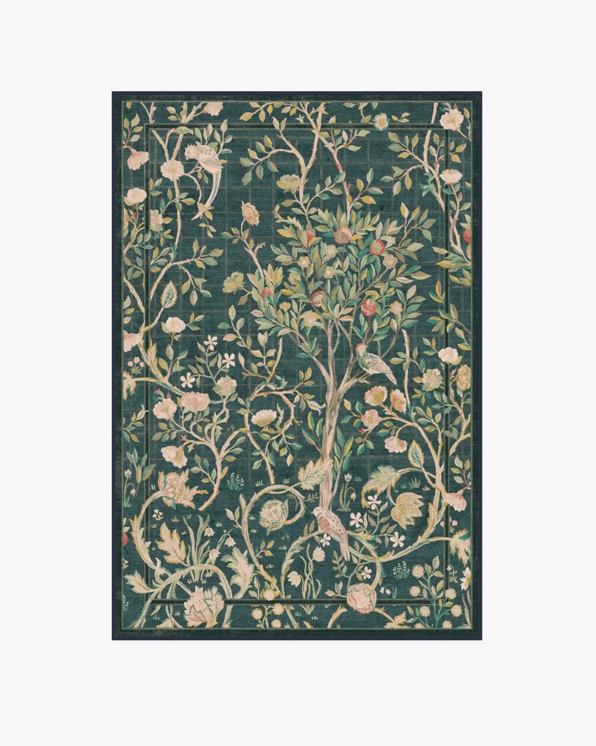 Melsetter Teal Green Rug by Morris & Co.
