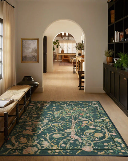 Melsetter Teal Green Rug by Morris & Co.