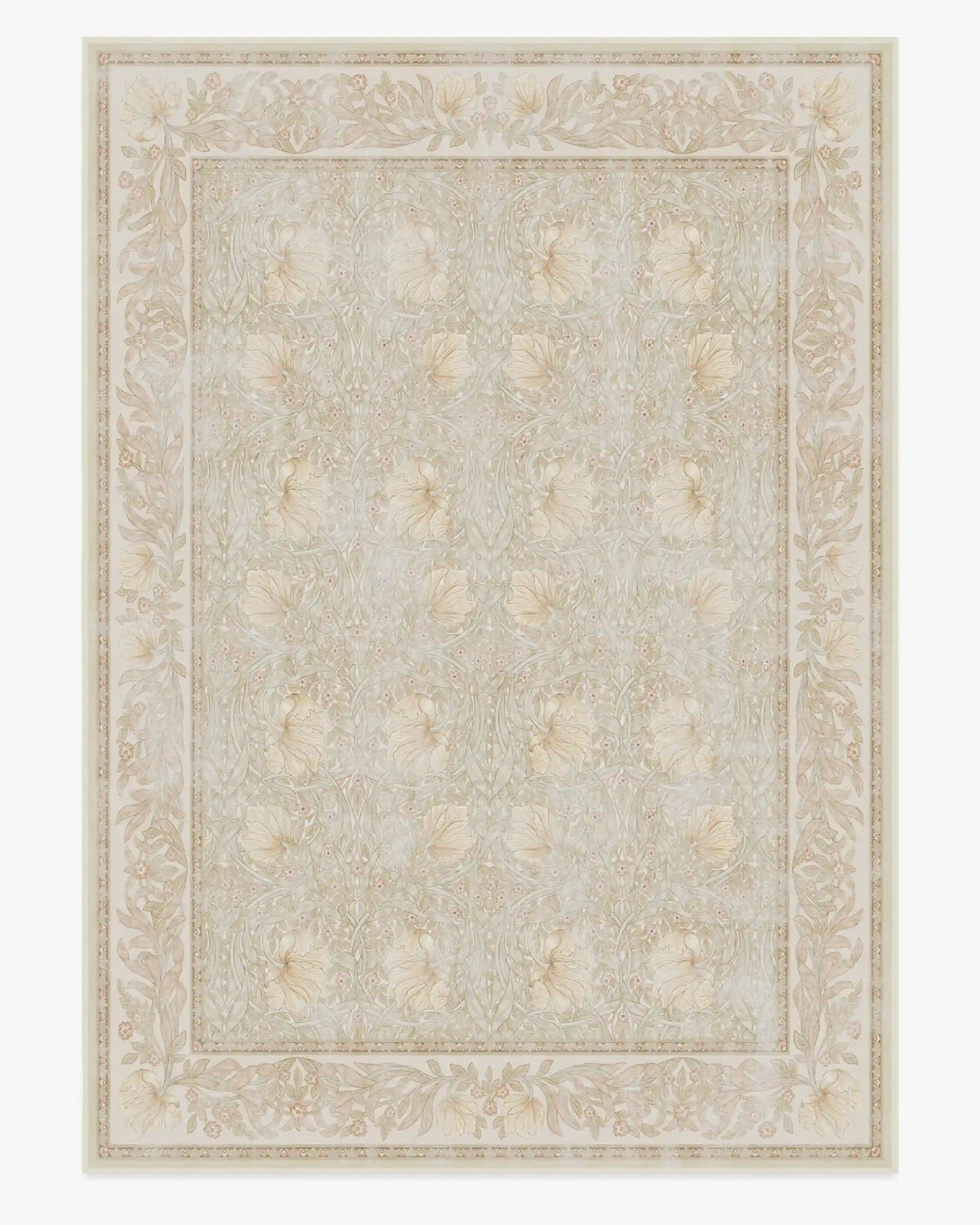 Pimpernel Vintage Blush Rug by Morris & Co.