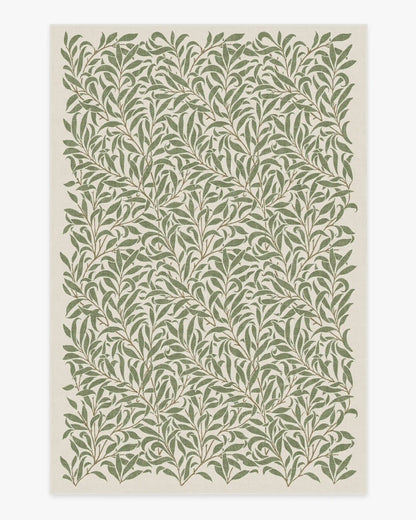 Pure Willow Boughs Green Rug by Morris & Co.
