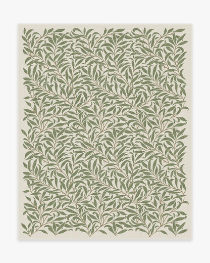Pure Willow Boughs Green Rug by Morris & Co.
