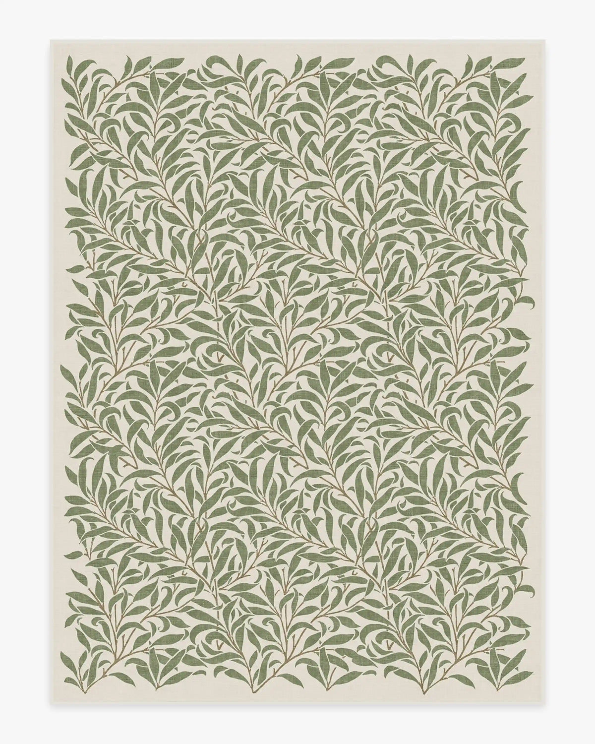 Pure Willow Boughs Green Rug by Morris & Co.