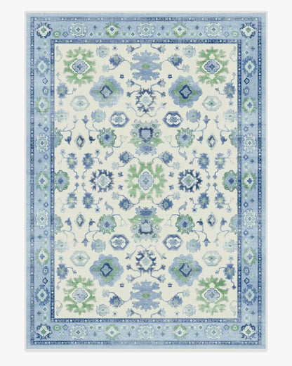 Serena Blue Rug by Mrs. Alice