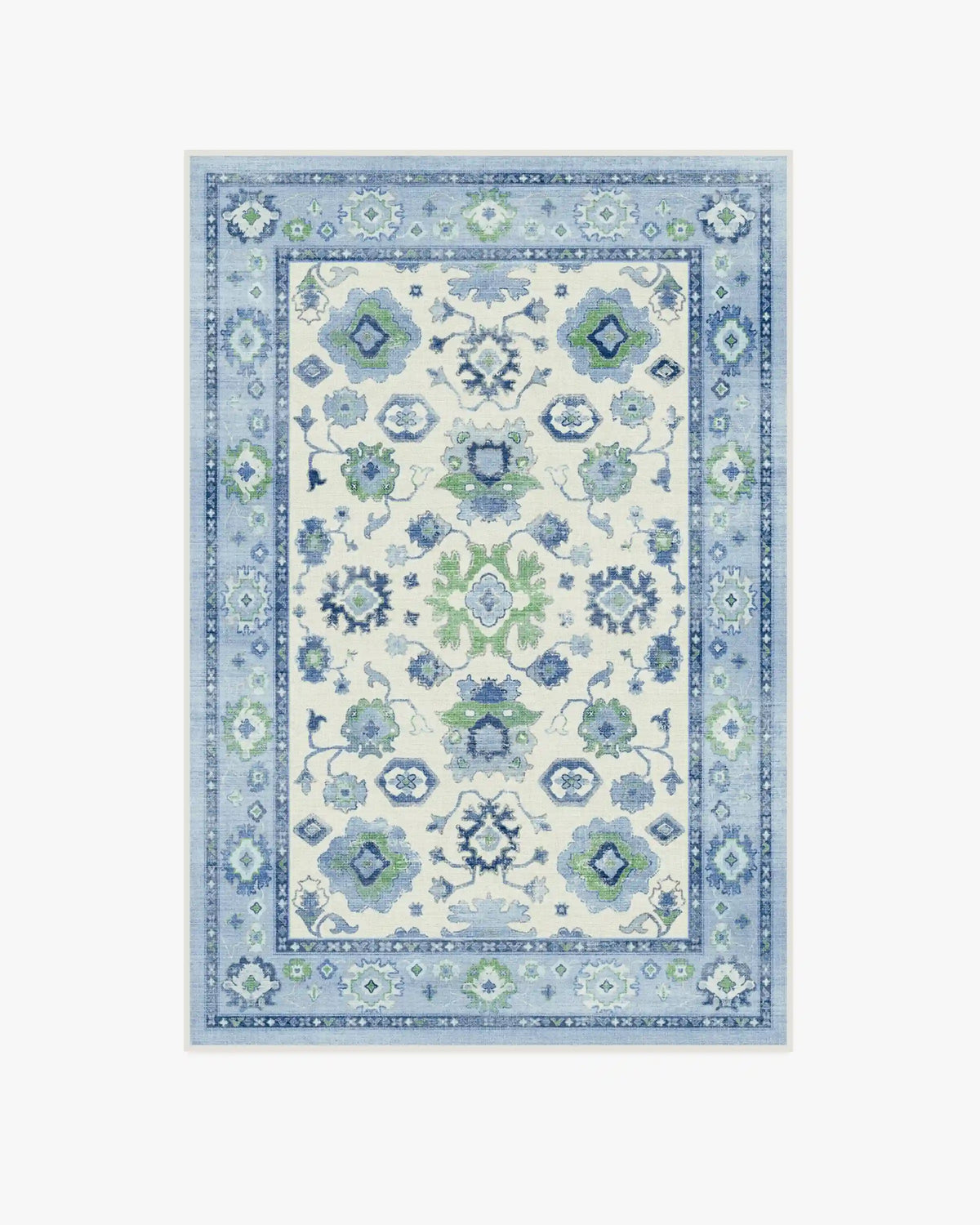 Serena Blue Rug by Mrs. Alice