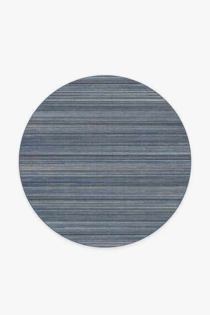 Multi Stripe Blue Rug
