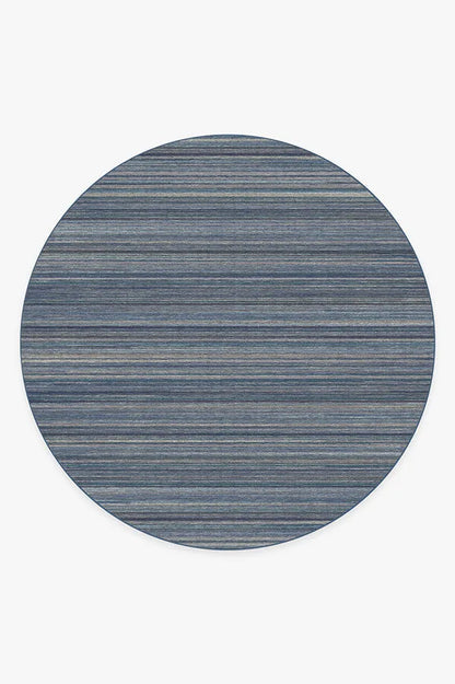 Multi Stripe Blue Rug