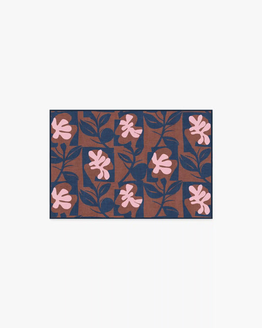 Naatit Rust Rug by Marimekko