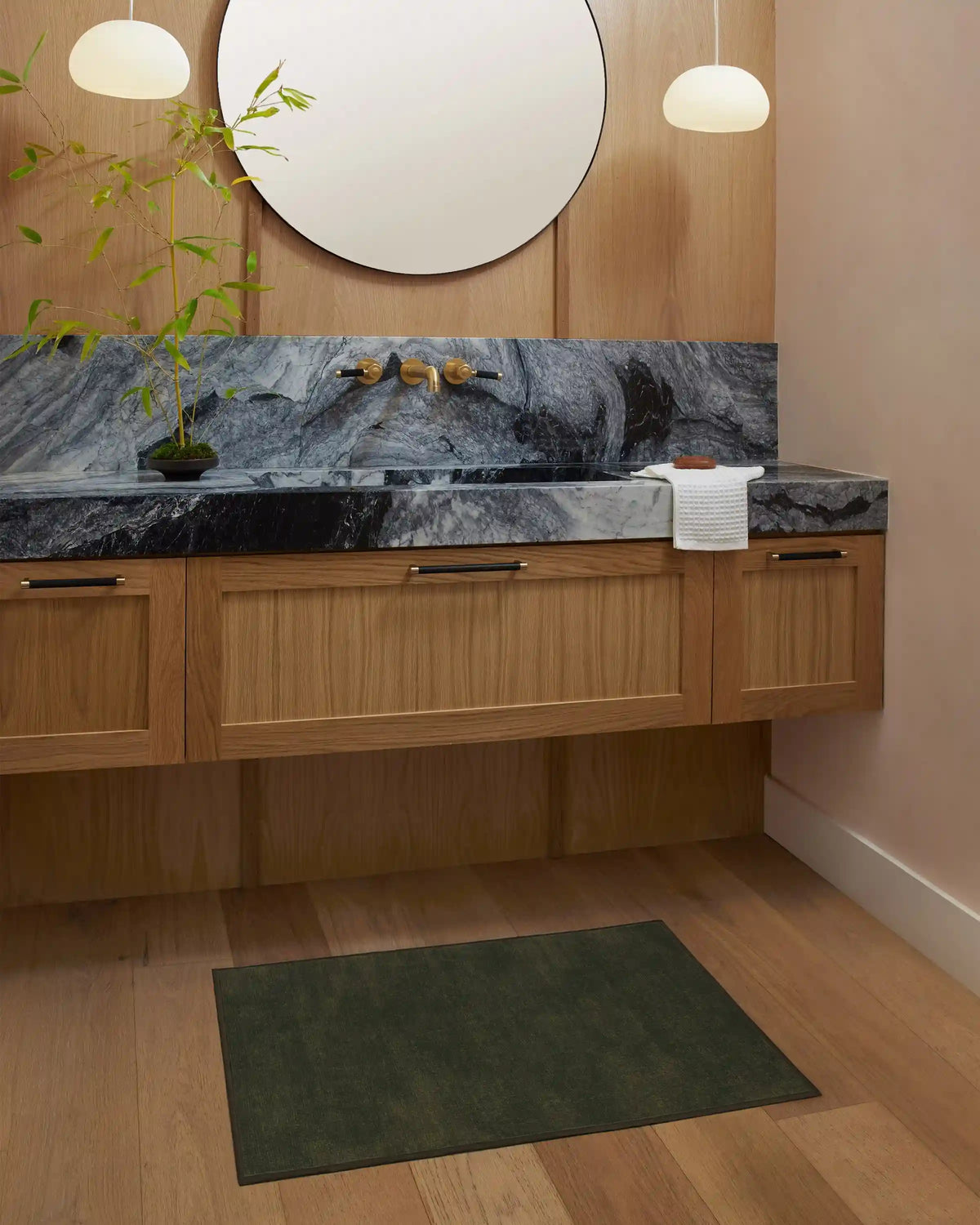 Nico Solid Olive Rug