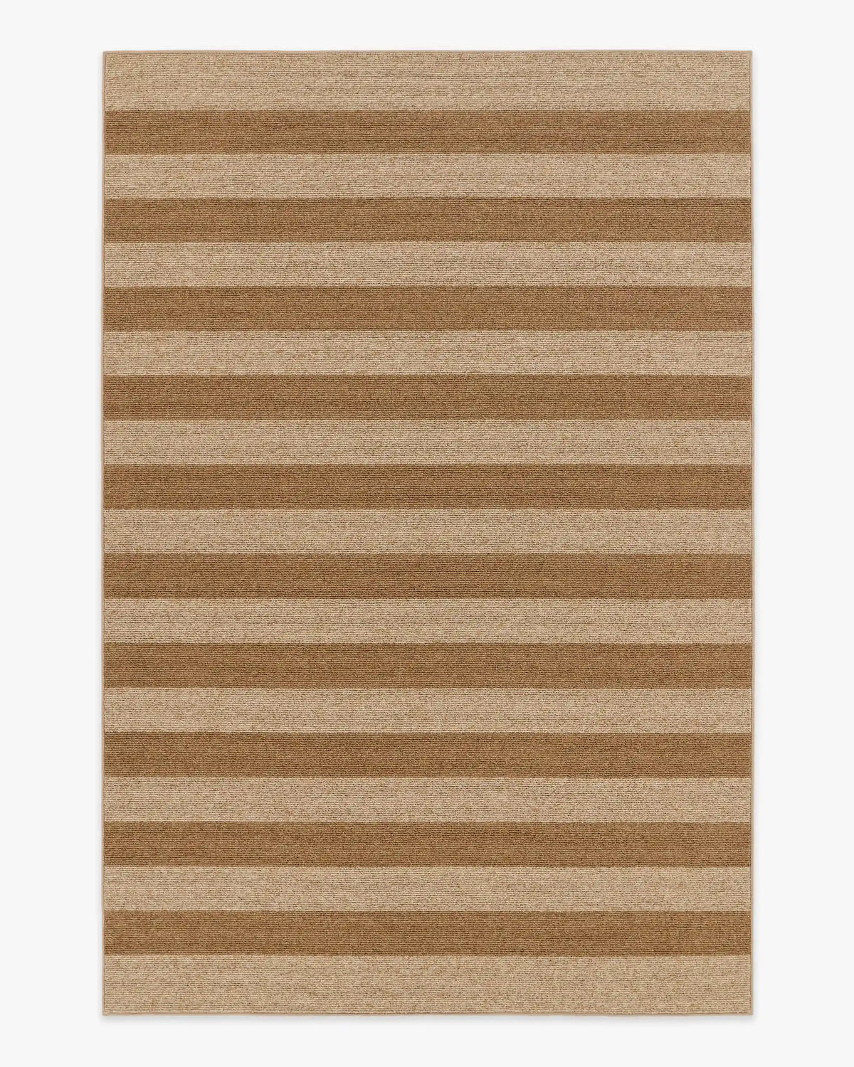 Nolan Bold Stripe Natural & Dark Natural Performance Weave Rug