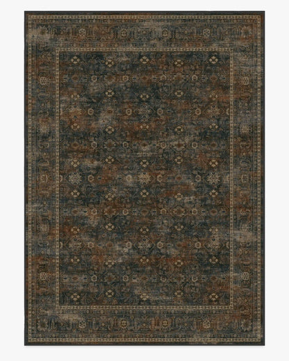 Ophelia Navy & Redwood Rug