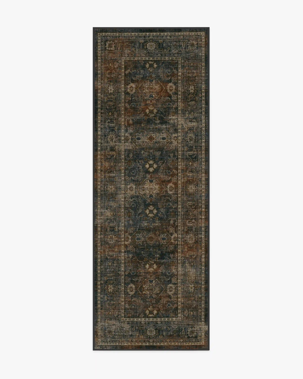 Ophelia Navy & Redwood Rug