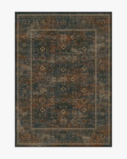 Ophelia Navy & Redwood Rug