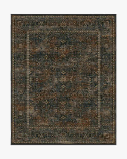 Ophelia Navy & Redwood Rug