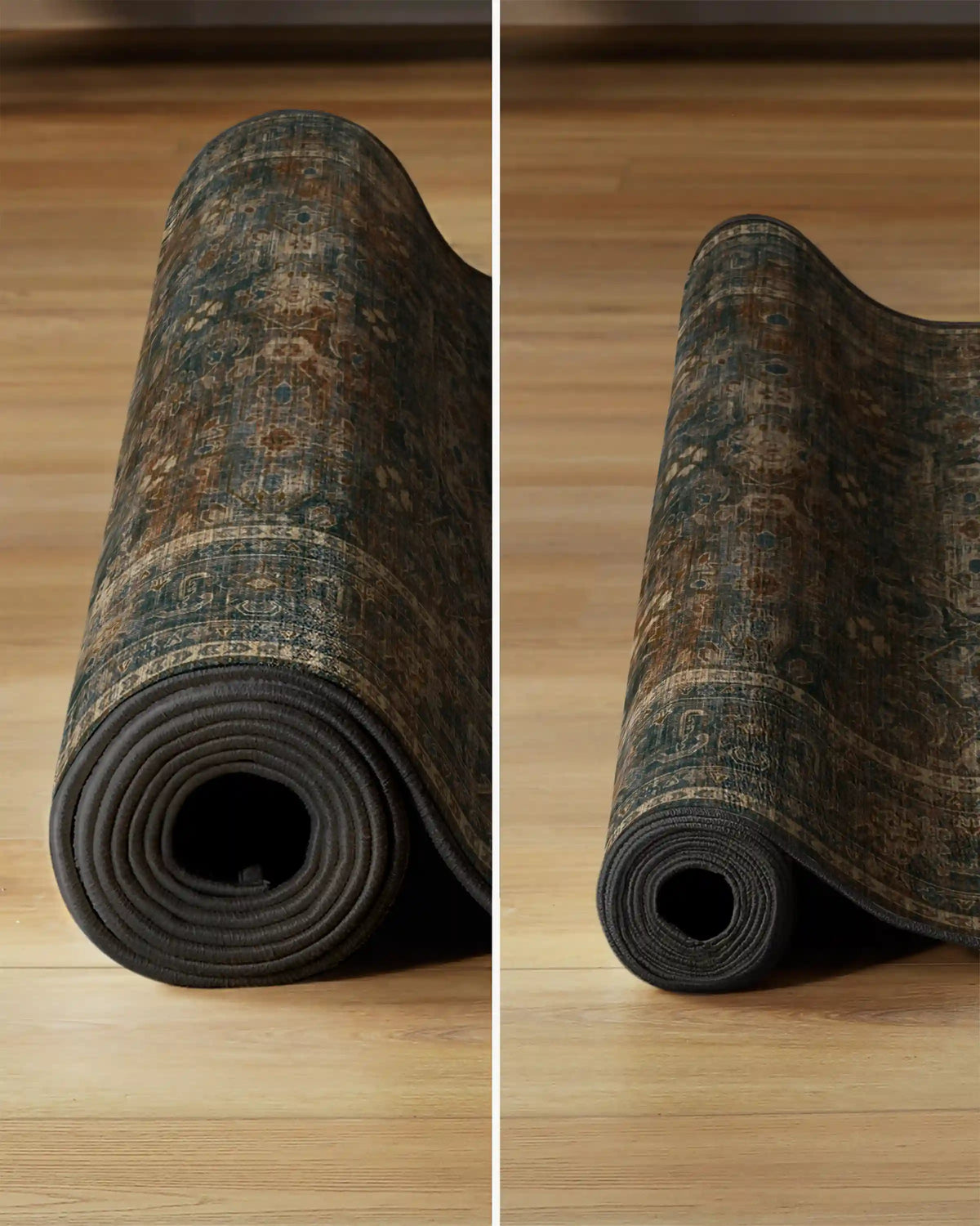 Ophelia Navy & Redwood Rug