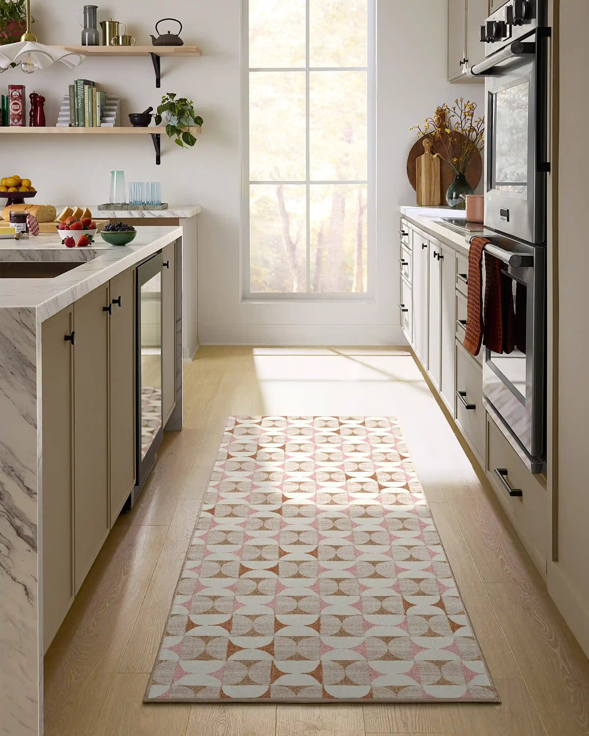 Orana Soft Pink & Natural Rug
