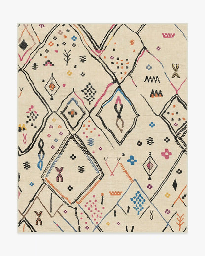 Pamir Ivory Multicolour Rug