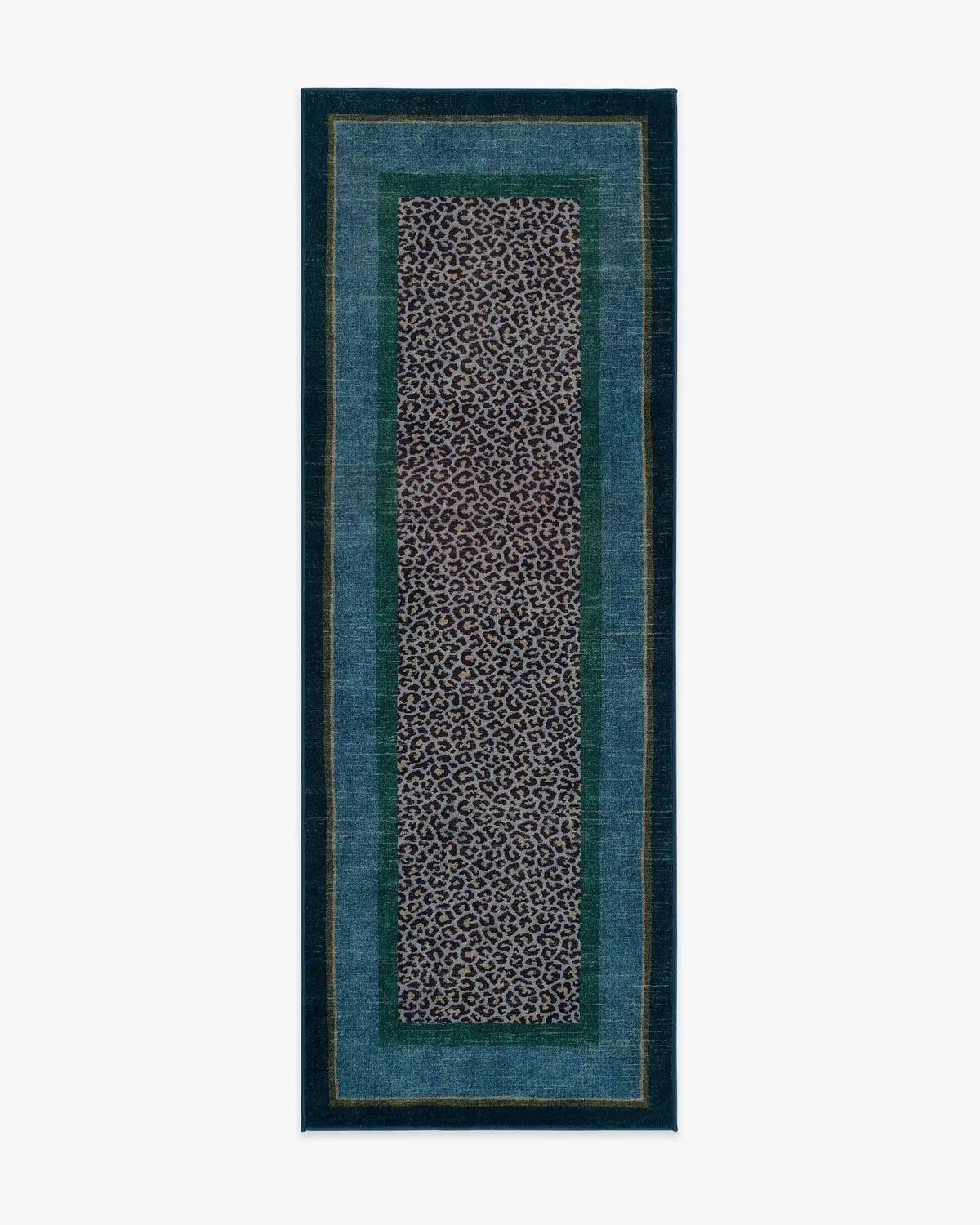 Panthera Blue & Green Rug by Scalamandré