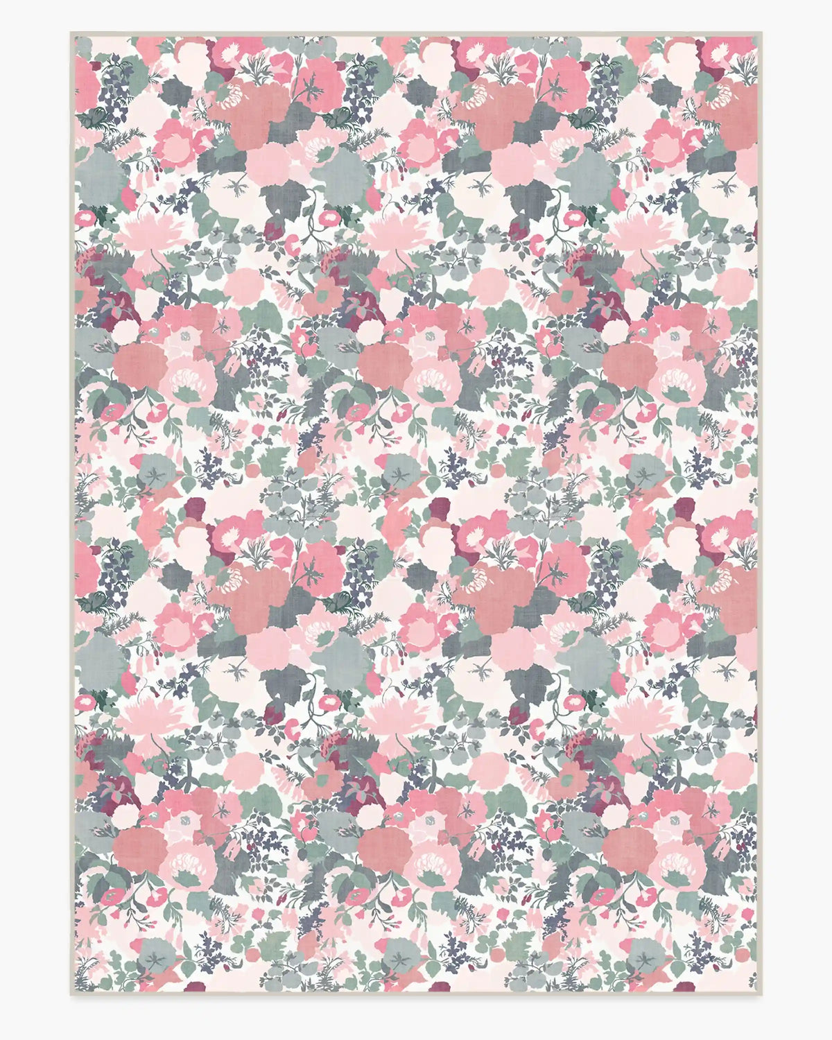 Parchment Shadow Pink Rug by Liberty
