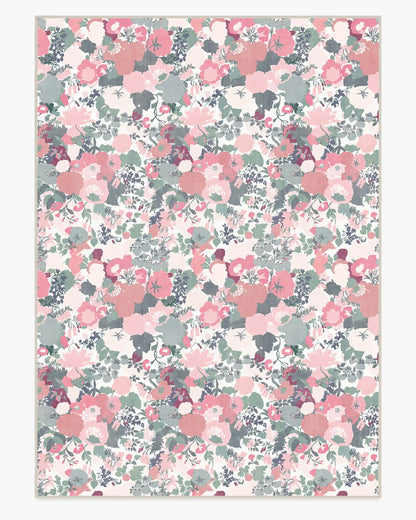 Parchment Shadow Pink Rug by Liberty