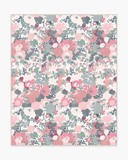 Parchment Shadow Pink Rug by Liberty